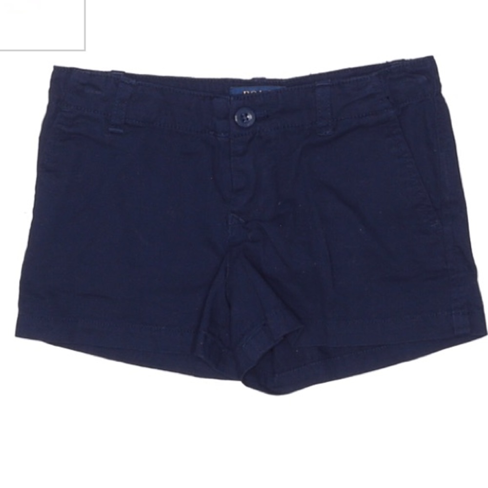 POLO RALPH LAUREN - Navy Blue Khaki Shorts Size 6